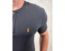 Camiseta Henley PRL Preta - Quality Goods