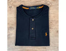 Camiseta Henley PRL Preta - Quality Goods