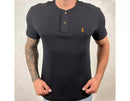 Camiseta Henley PRL Preta - Quality Goods