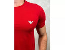 Camiseta Armani Estampa no busto , gola redonda, manga curta e barra reta. - Quality Goods