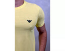 Camiseta Armani Estampa no busto , gola redonda, manga curta e barra reta. - Quality Goods