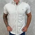 Camisa Social Manga Curta RL