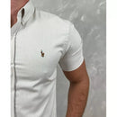 Camisa Social Manga Curta RL