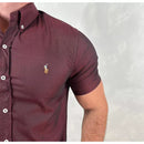 Camisa Social Manga Curta RL