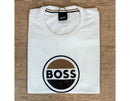 Camiseta HB Branco gola redonda, manga curta e barra reta. - Quality Goods