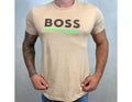 Camiseta Boss manga curta e barra reta - Quality Goods