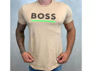 Camiseta Boss manga curta e barra reta - Quality Goods