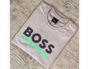 Camiseta Boss manga curta e barra reta - Quality Goods