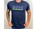 Camiseta Boss manga curta e barra reta - Quality Goods