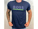 Camiseta Boss manga curta e barra reta - Quality Goods