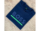 Camiseta Boss manga curta e barra reta - Quality Goods