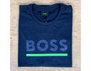 Camiseta Boss manga curta e barra reta - Quality Goods